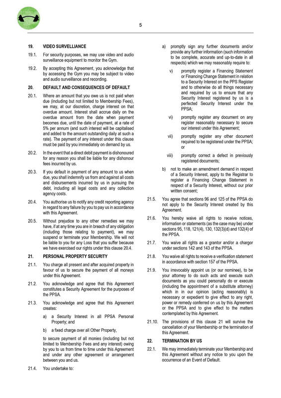 TBG Client Agreement — The Barracks Gym