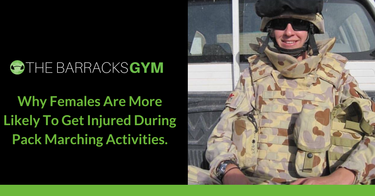 Why Females Are More Likely To Get Injured During Pack… — The Barracks Gym